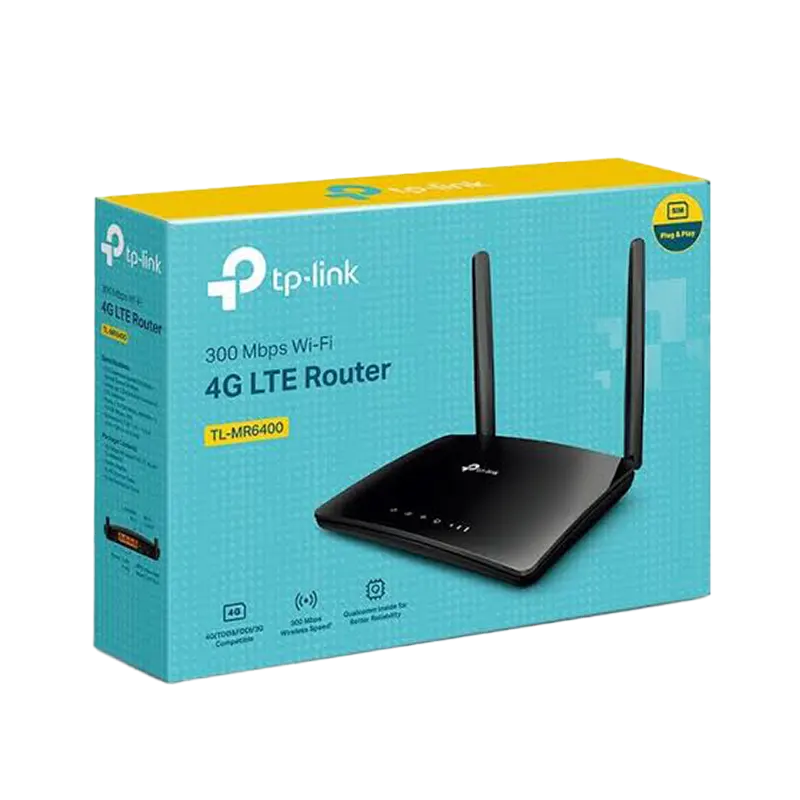 TP-LINK 300MBPS 4G LTE ROUTER TL-MR6400 Mascom International.webp